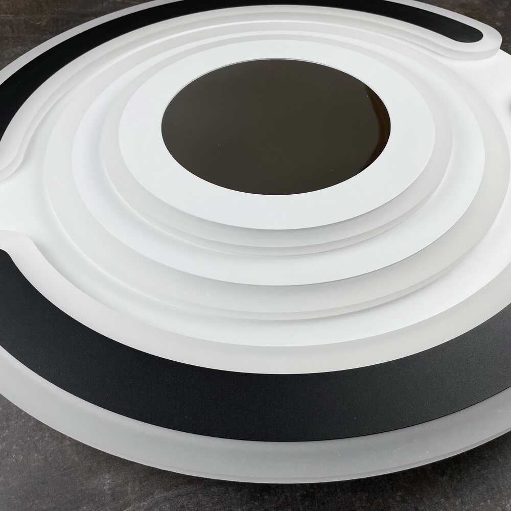 Світильник LED smart MATRIX з пультом 100Вт 3000-6000K 8000Lm Круглий Чорний 220485